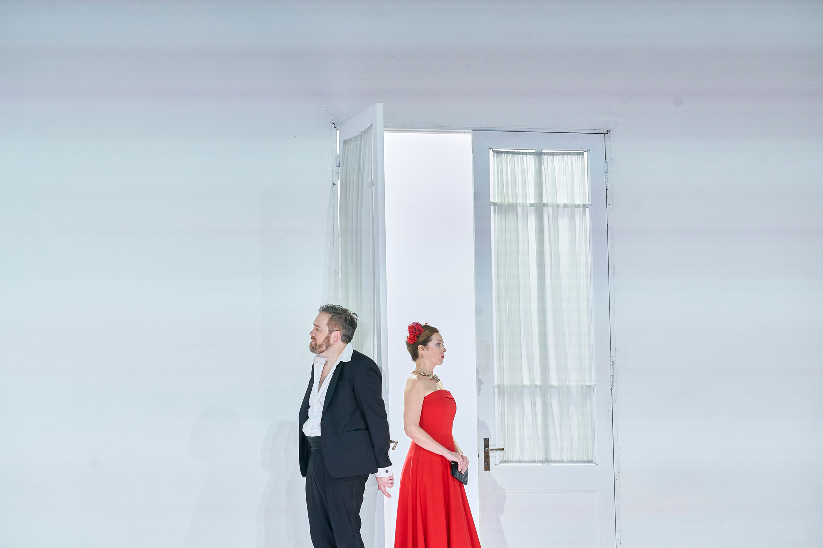 Audun Iversen i Svetlana Aksenova a 'Eugene Onegin' al Liceu. (© David Ruano).