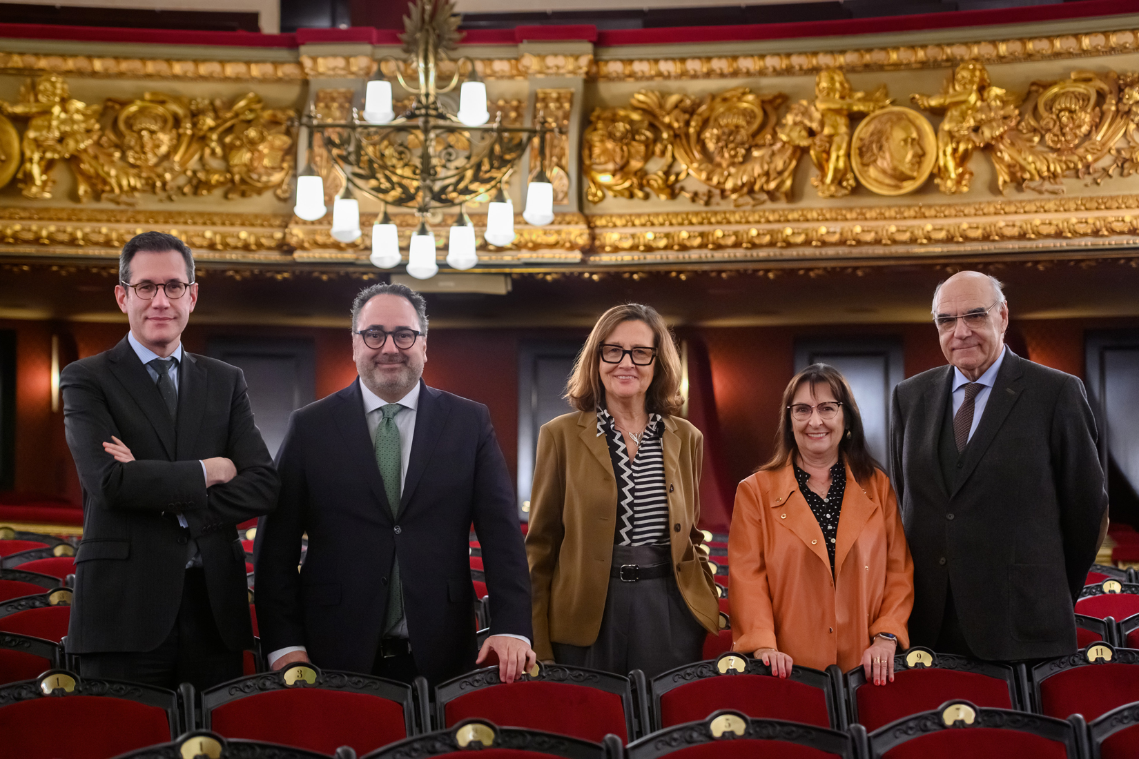 Valentí Oviedo, José Manuel Casas, Helena Guardans, Elisa Durán i Salvador Alemany.