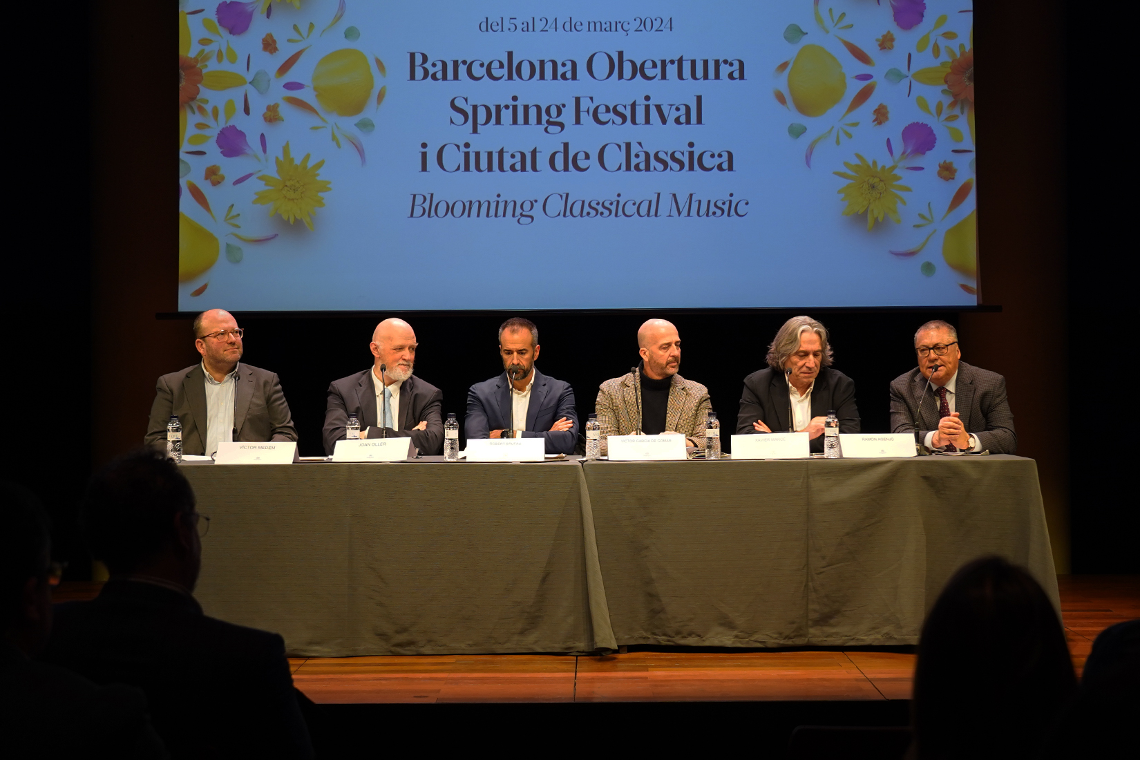 Roda de premsa del Barcelona Obertura Spring Festival.