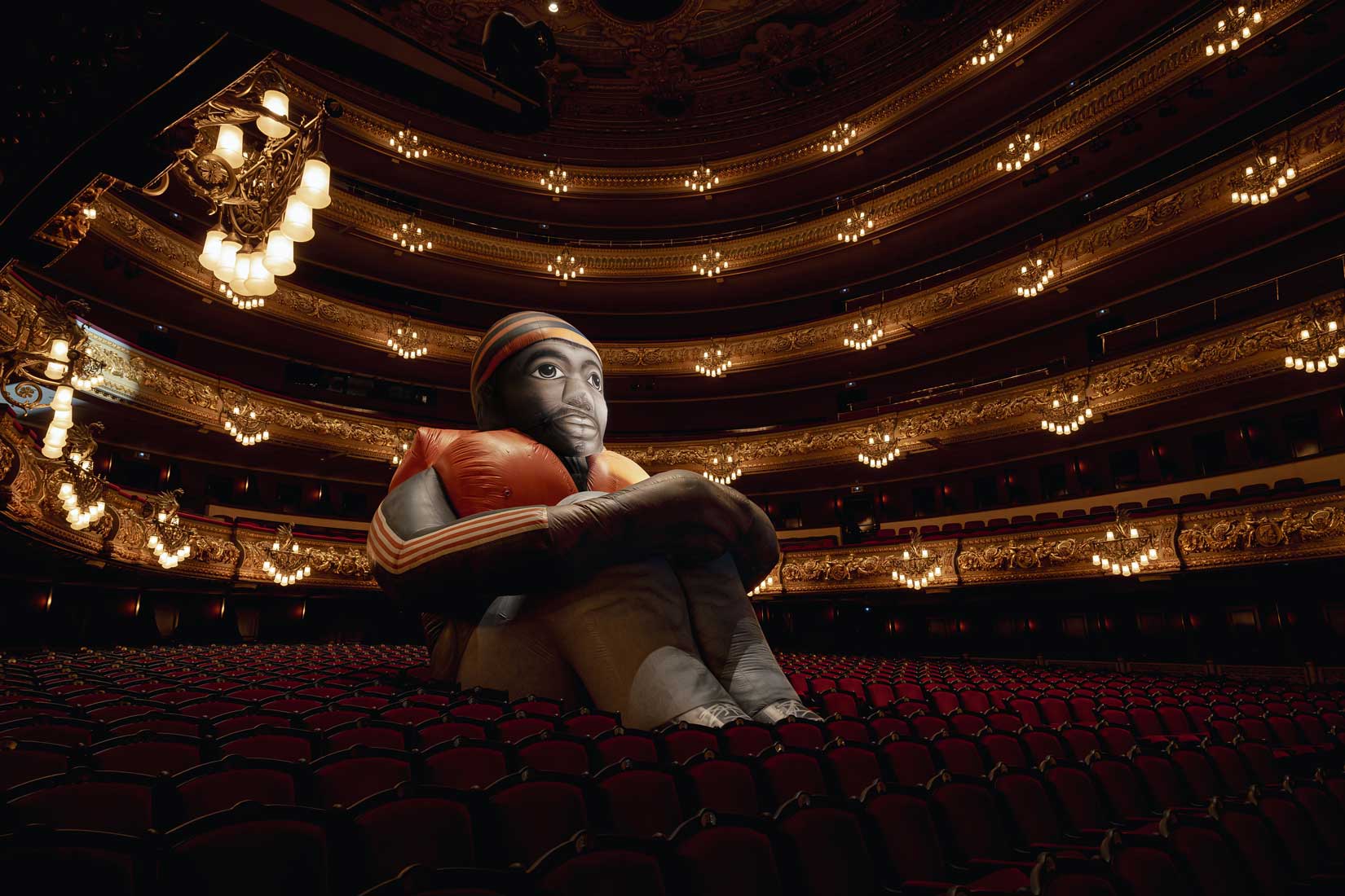 The Inflatable Refugee (© Sergi Panizo)