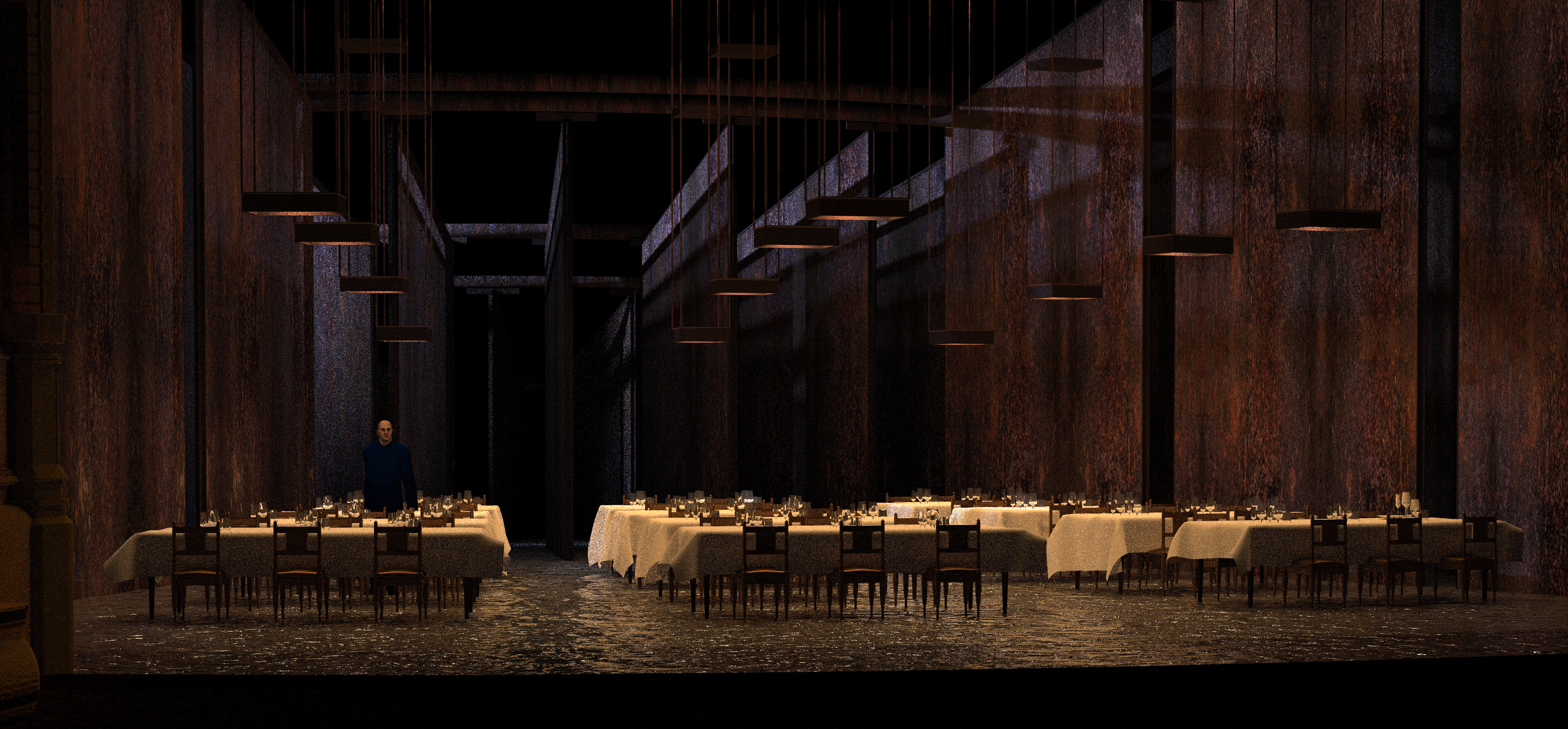 Render de l'escenografia de 'Lady Macbeth de Mtsensk'.