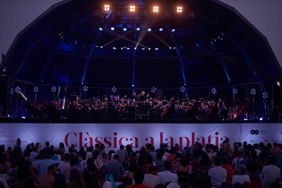 Clàssica a la platja, amb l'Orquestra del Liceu