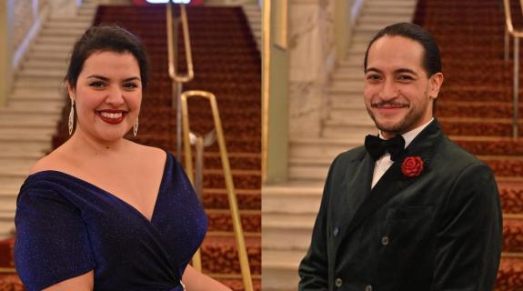 Marcela Rahal and Filipe Manus, winners of the 61st Tenor Viñas Competition. (© A. Bofill)