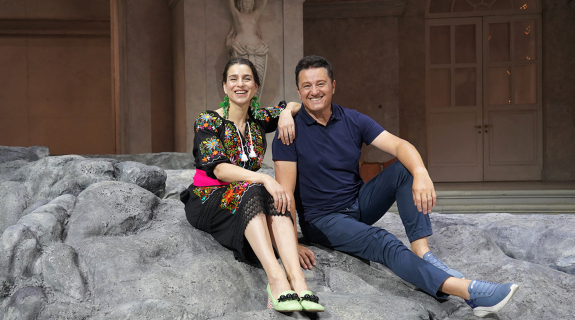 Capçalera rode de premsa Rusalka amb Asmik Grigorian i Piotr Beczala