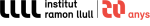 Logo Ramon Llull 20 anys